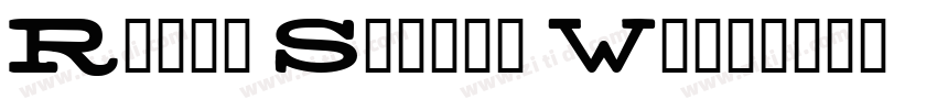 Retro Stereo Wide字体转换